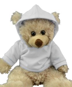 8" White Hoodie